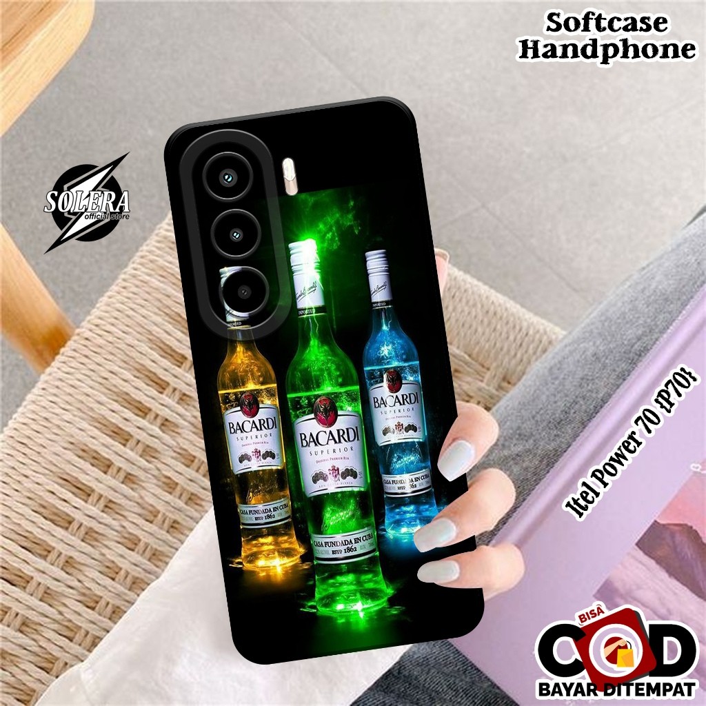 Itel Power 70 Case {P70} Softcase Itel Power 70 {P70} ล่าสุด 2025 Silicone Pro Camera Fashion Case D