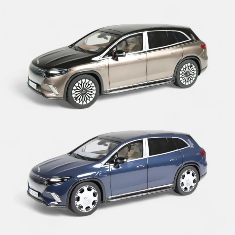 NZG 1: 18 Benz Original MB EQS McBach#新能源纯电SUV五开合金汽车模型