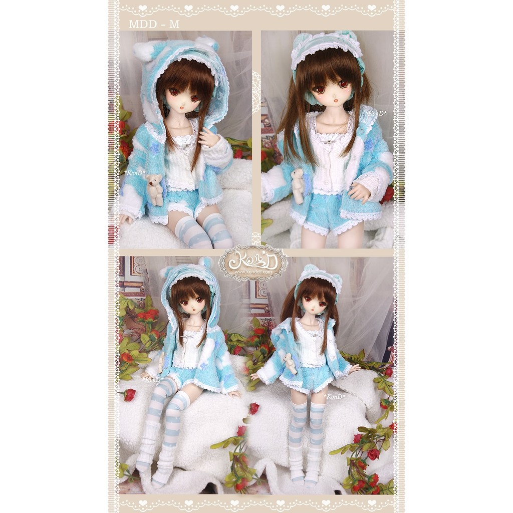 อย่าขาย Baby Discount Group เสื้อผ้าเด็ก KonD (Kondoll) MDD Bear Sister Bunny Sister 4 จุด BJD * Hib
