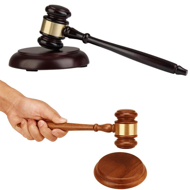 Wooden Handmade Craft Lawyer Judge Auction Sale Hammer Gavel Decor Handmade Craft Judge Lawyer Aucti