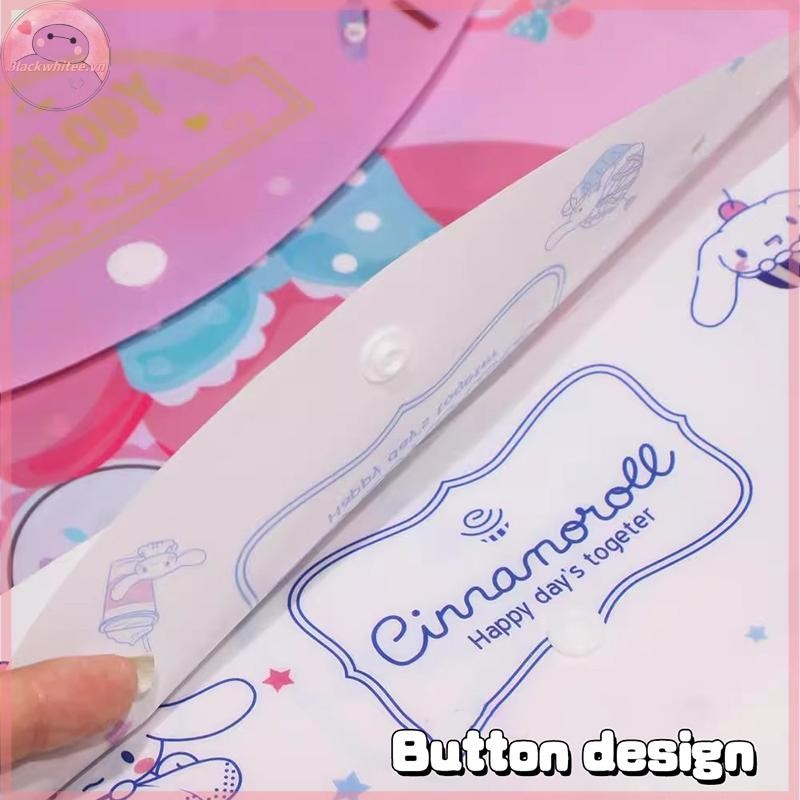 BWHTE 1PC เครื่องเขียนของขวัญน่ารัก Hangyodon Mymelody PVC A4 แฟ้มโฟลเดอร์เอกสารกระเป๋าแฟ้ม - รูปที่ 2