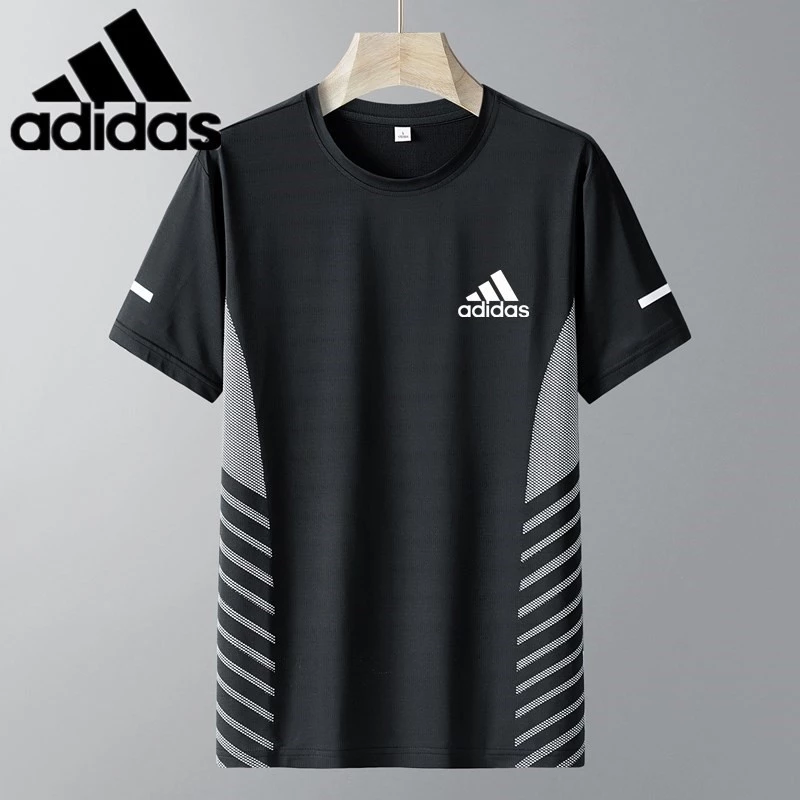เสื้อยืดคอกลมผู้ชาย ทรงหลวมแห้งเร็ว สไตล์สมาร์ทด้วยการออกแบบทันสมัยสำหรับฤดูร้อน #JXL-3202-AD
