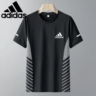 เสื้อยืดคอกลมผู้ชาย ทรงหลวมแห้งเร็ว สไตล์สมาร์ทด้วยการออกแบบทันสมัยสำหรับฤดูร้อน #JXL-3202-AD