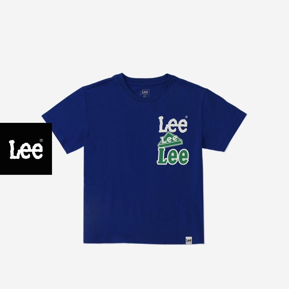 LEE KIDS เสื้อยืดแขนสั้นเด็กผู้ชาย / เด็กผู้หญิง รุ่น LK S525UTSSF25 สีน้ำเงิน