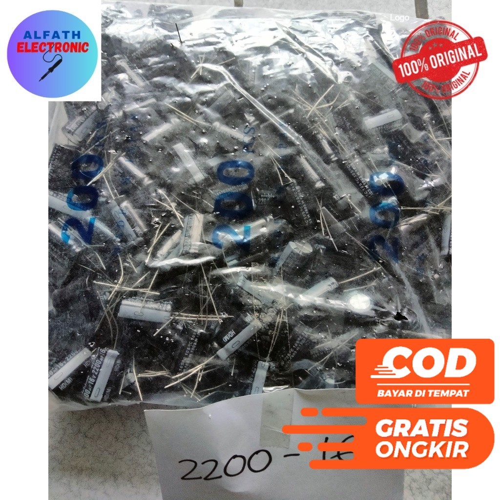 ELCO 2200UF 16V 2200 UF 16 VOLT คุณภาพดีดั้งเดิม
