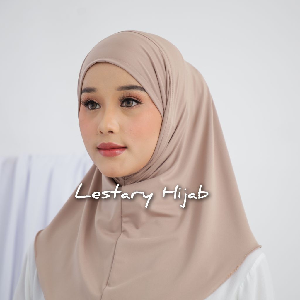 Ory Lestary Hijab - Bergo sporty jasmine ไซส์ s Jersey พรีเมี่ยม Medina sporty