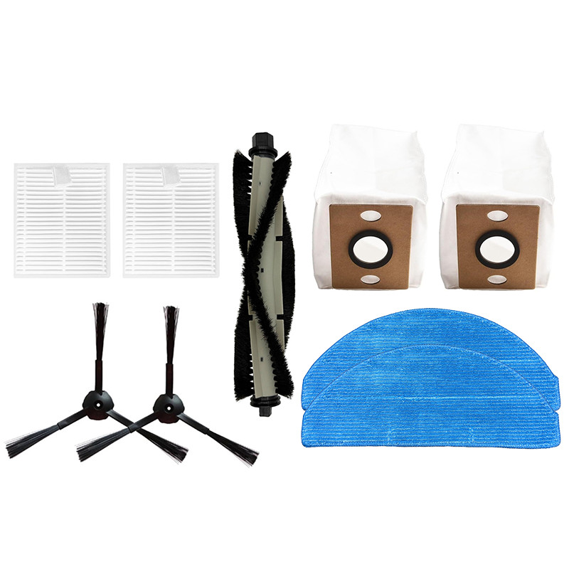 เข้ากันได้กับ For iLife A30 / A30 Pro เครื่องดูดฝุ่นหุ่นยนต์ แปรงข้าง / แปรงหมุน / ถุงขยะ / ฟิลเตอร์