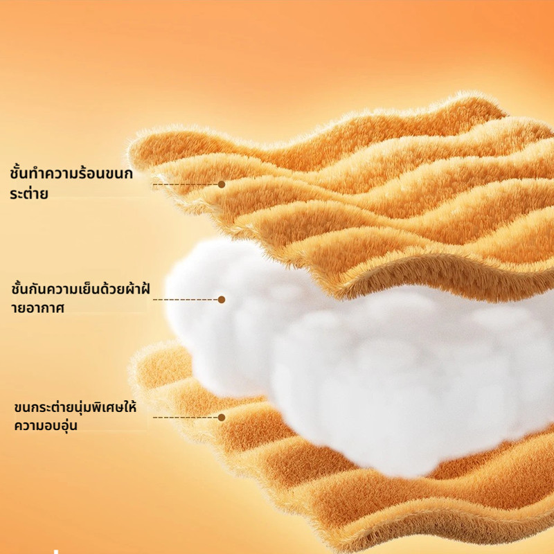 ถุงนอนแมวขนเนียนอุ่น ทรงถุงนอน 360° ล็อคความอบอุ่นและป้องกันความเย็น นอนได้หลายท่า รังแมว ที่นอนแมว - รูปที่ 3
