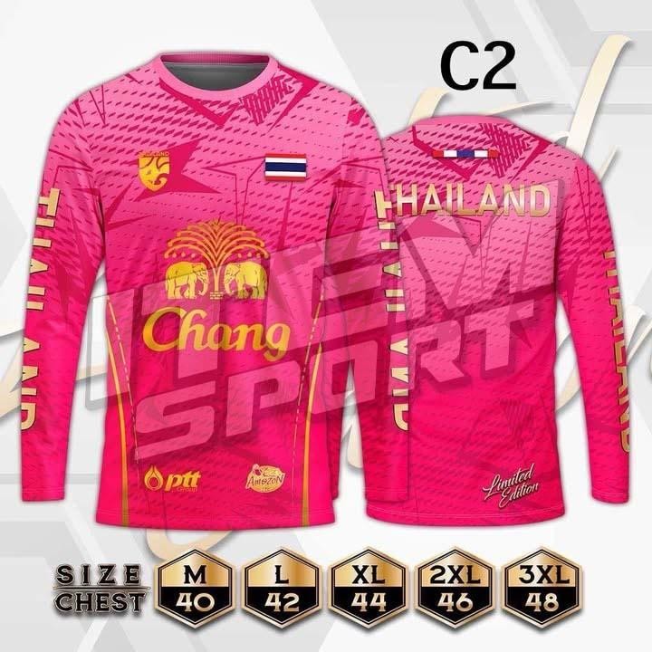 เสื้อยืดแขนยาวลายช้างสำหรับผู้ชายและผู้หญิง ทำจากวัสดุระบายอากาศ สวมใส่ง่ายและสไตล์แฟชั่น - รูปที่ 2