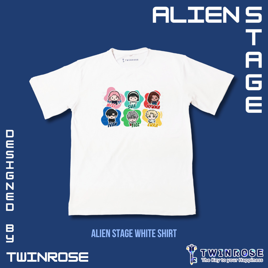 เสื้อเชิ้ตสีขาว Alien Stage ALNST | Twinrose