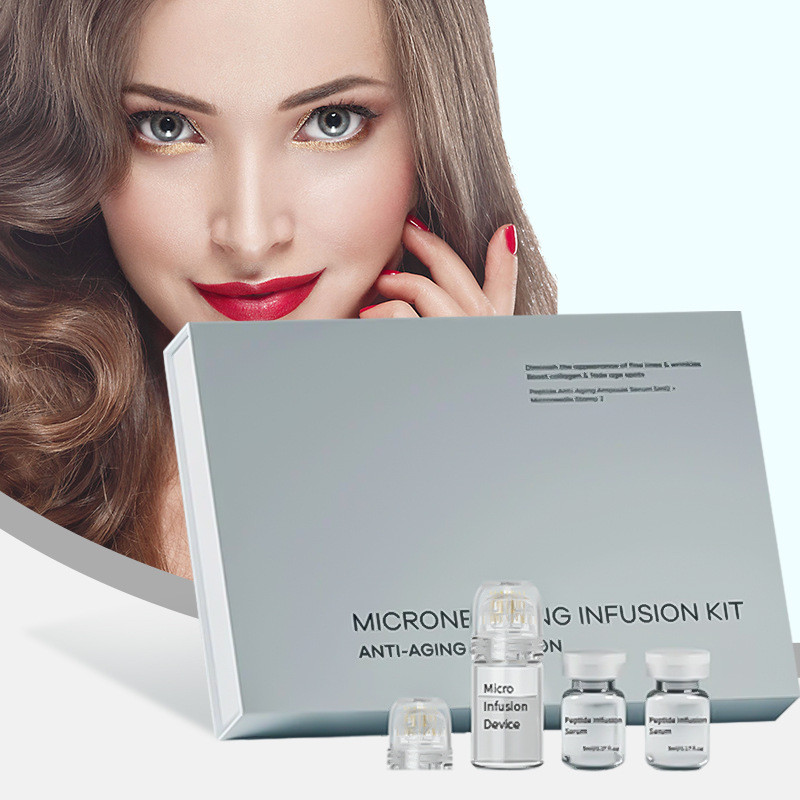 Cross-Border Micro-needle serum Micro Needle Essence Set กระชับผิว Moisturizing Micro Needle Essence