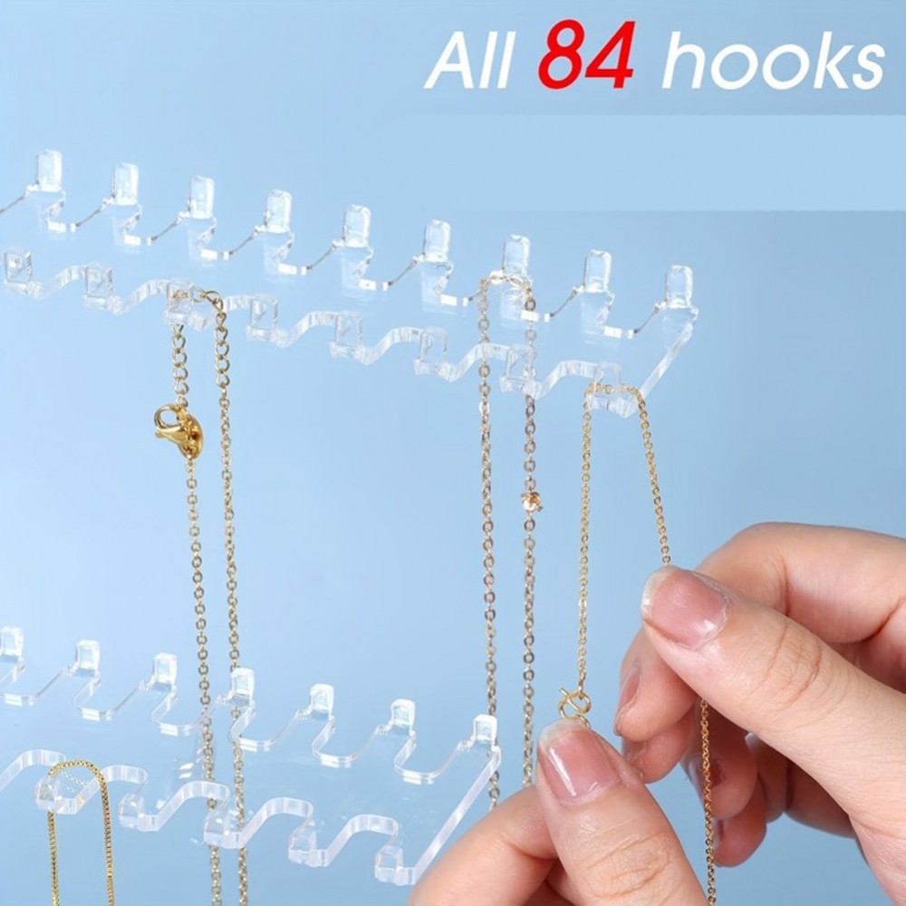 สร้อยคออะคริลิค LCD ขนาดกะทัดรัด ประกอบง่าย