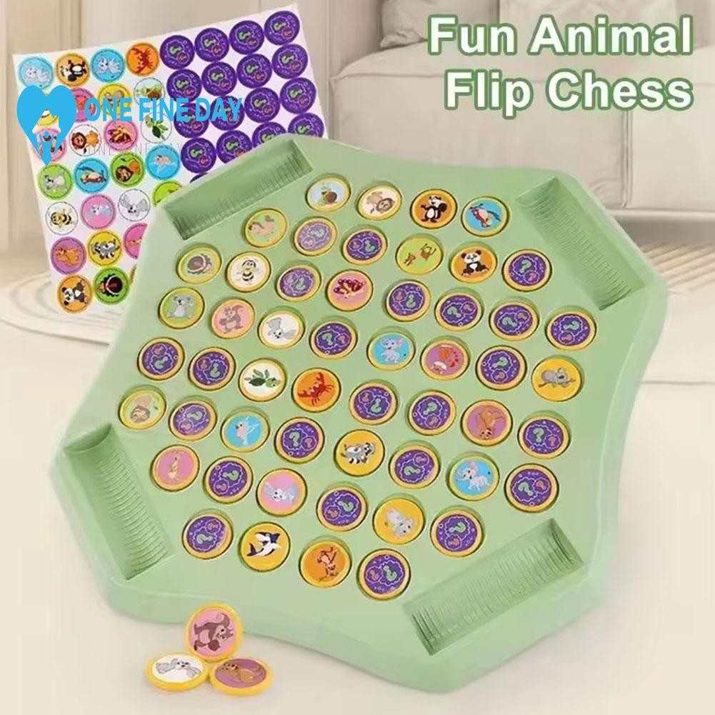 เด็ก Flip-flop หมากรุกพ่อแม่และลูก Interactive คู่ของเล่น Battle Memory การศึกษา T2j5