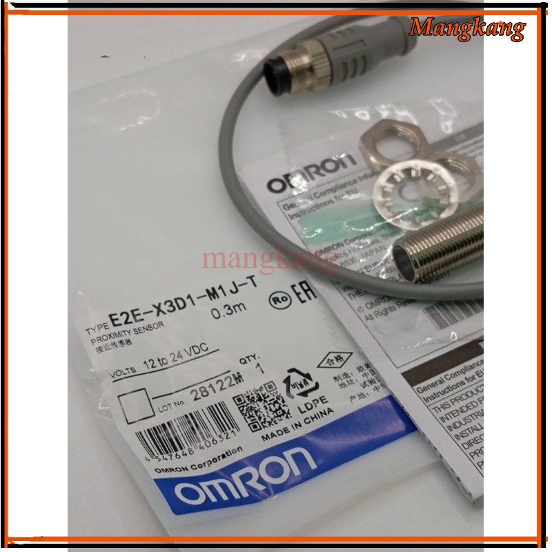 ของใหม่! E2E-X3D1-M1J-T เซ็นเซอร์ E2E-X3D1-M1J-T สายเซ็นเซอร์ ถ่ายจากสินค้าจริงร้านในไทยส่งของทุกวัน