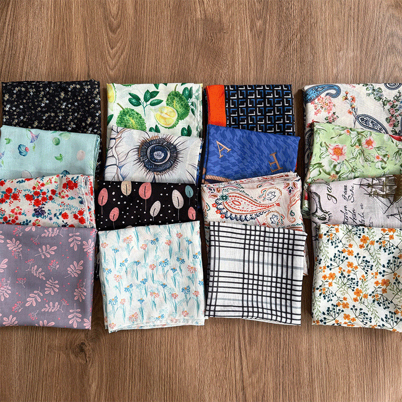 2025MTCEILY Headscarf ฤดูร้อนหญิง Pastoral Fresh Floral รูปที่ 3