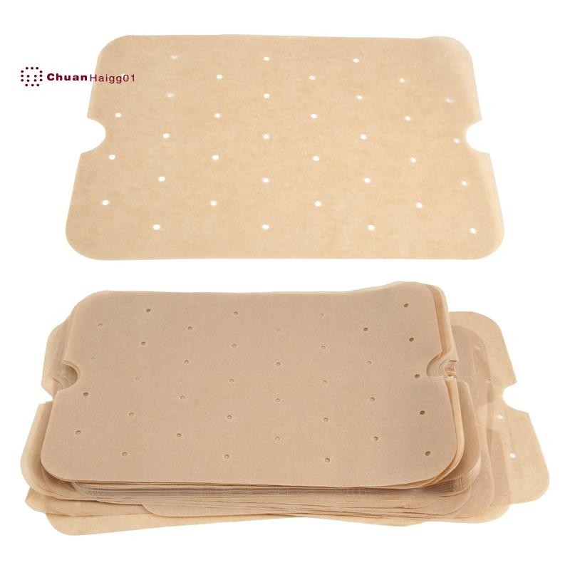 100 ชิ้น Air Fryer กระดาษ Air Hole Air Fryer Parchment กระดาษ Liners สําหรับ Foodi สมาร์ท FG551 Air 