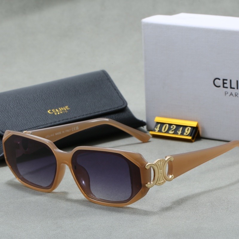 Retro High-End Feeling ins Influencer แว่นตากันแดดสไตล์เดียวกันแฟชั่น Travel Photo แว่นตากันแดด 2SK4