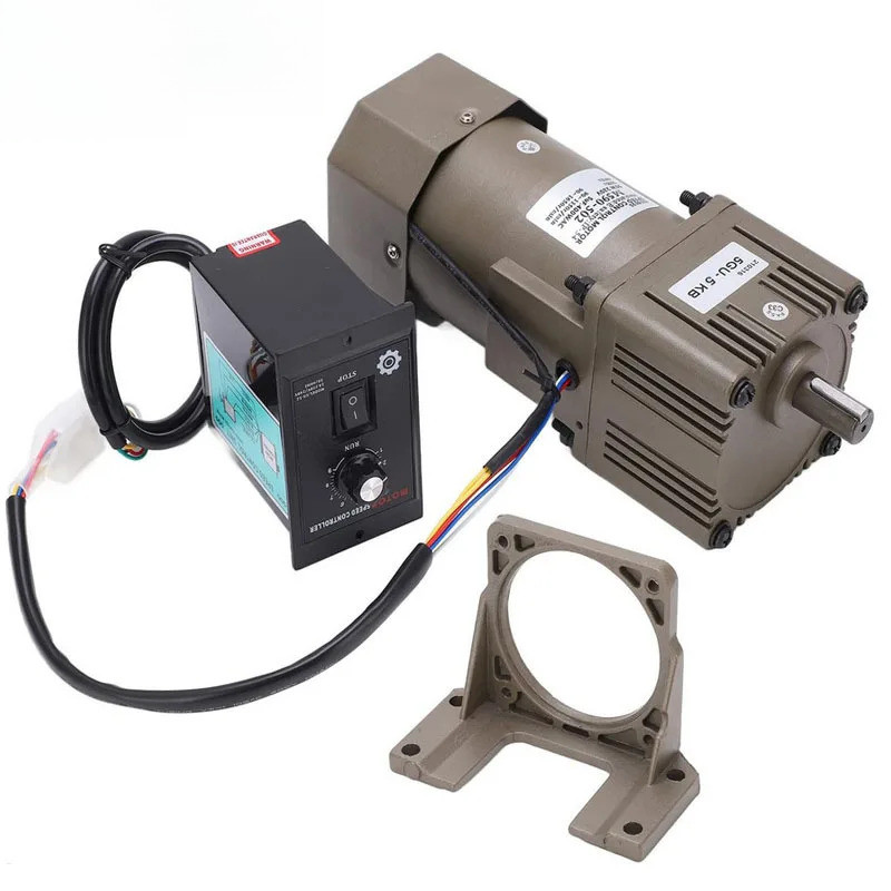 5RK90GU-CF 450-2.7RPM 220V 90W AC Reversible Gear Variable Speed Motor 1:3-1:500 5GU AC เกียร์ลดเกีย