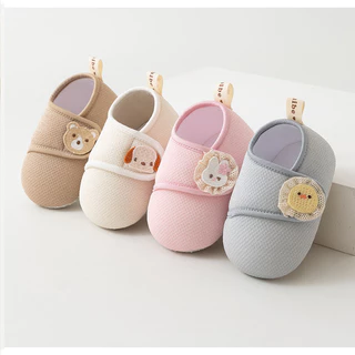 พร้อมส่ง 0-12 เดือน รองเท้าเด็กแรกเกิด สบายและระบายอากาศได้ดี พื้นรองเท้านุ่ม ใส่ได้ทั้งชายและหญิ