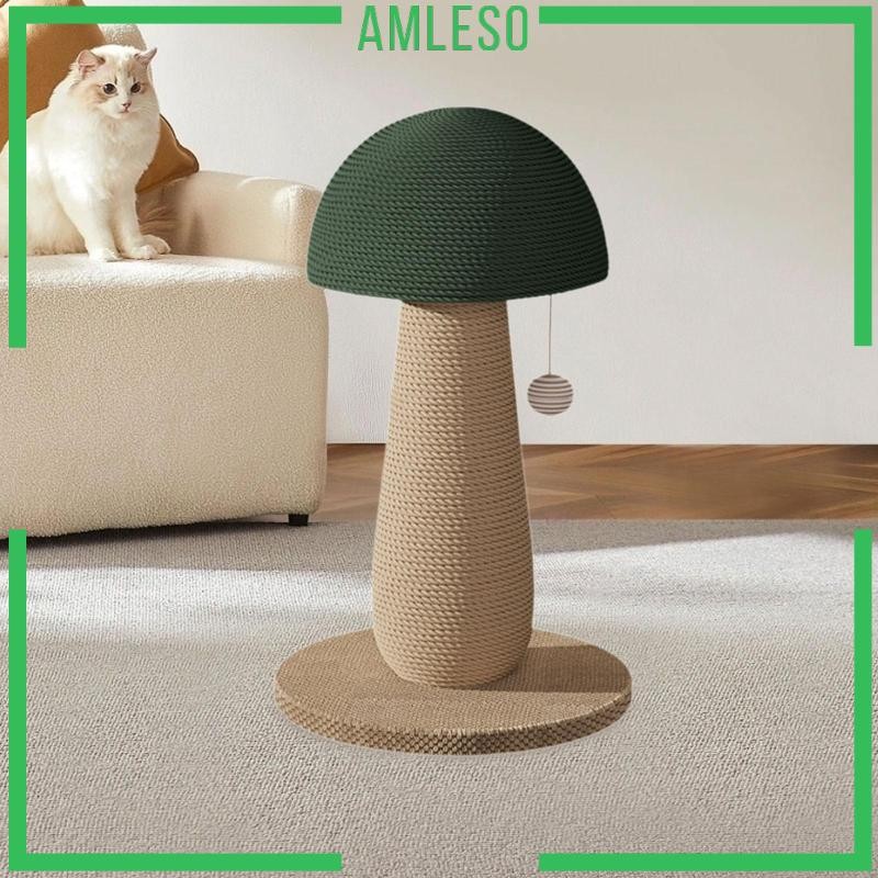 [Amleso] Cat Scratching Post ของขวัญออกกําลังกาย Sisal Scratch Post สําหรับแมวเล็ก