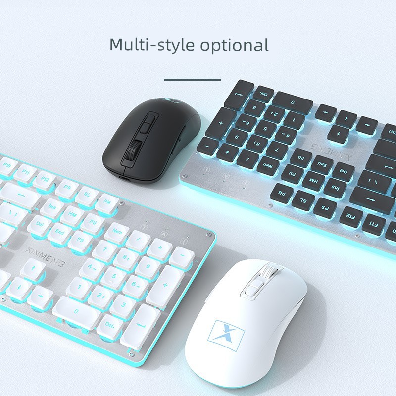 keyboard bluetooth keyboard wireless Xinmeng K806 คีย์บอร์ดเมาส์ชุดพิมพ์ไร้สาย