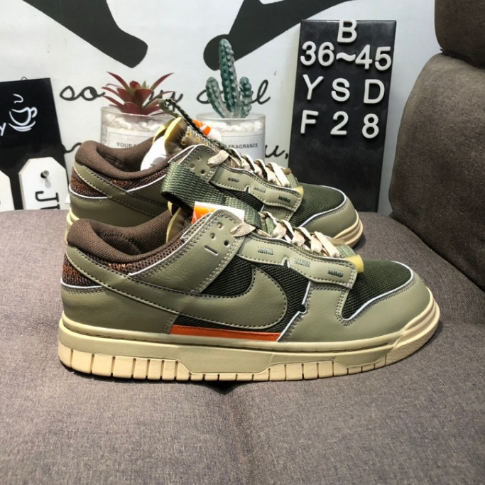 Air du jumbo home retro low-top รองเท้าสีเทา