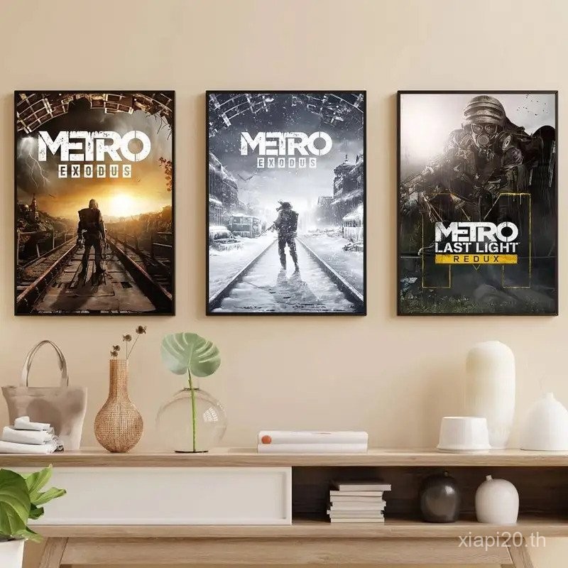 M-Metro 2033 โปสเตอร์ศิลปะสำหรับคาเฟ่บาร์และห้องนั่งเล่น ไม่มีกรอบพร้อมให้เป็นของขวัญ