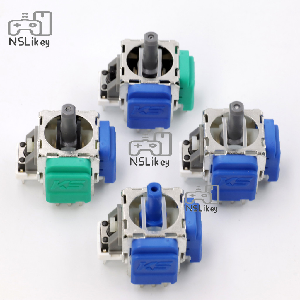 2 ชิ้น K-Silver แม่เหล็กไฟฟ้า TMR 3D Analog Magnetic Resistance Hall จอยสติ๊กทดแทนสําหรับ PS5 edge P