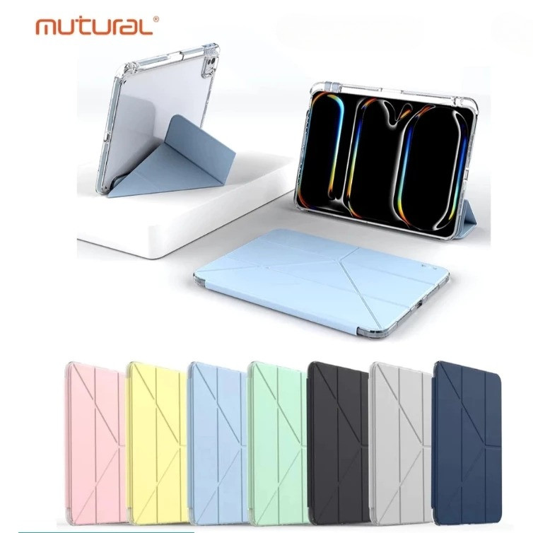 Mutural Clear Pro เคสสำหรับ iPad Gen11 / Gen10 / Air8 / Air7 / Air6 / Air5 / Air4 / Pro8 / Pro7 Pro6 Pro5 Pro4 Pro3