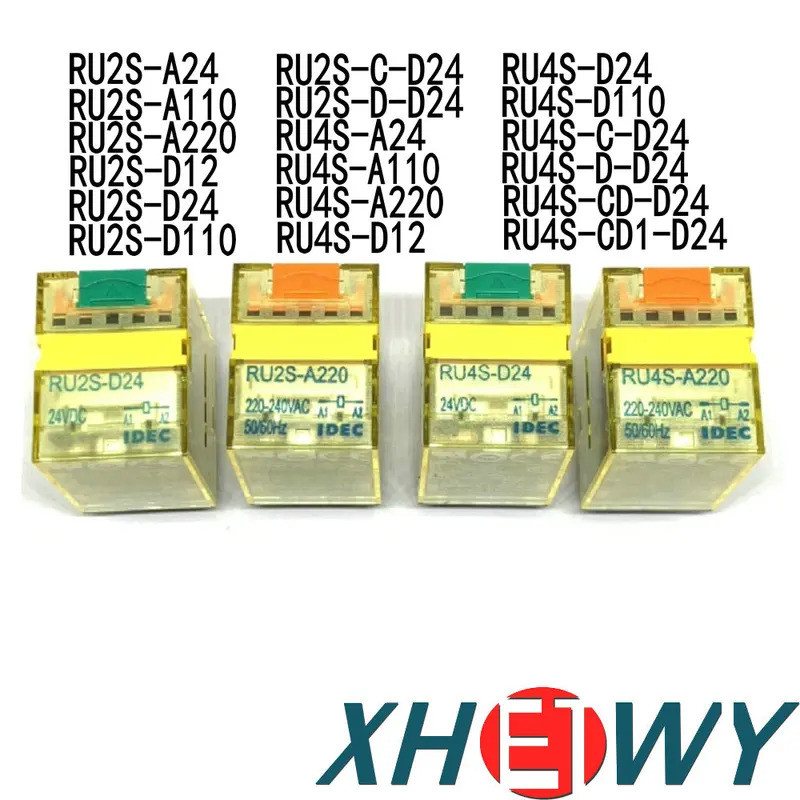 1PCS พลัง RU2S-D24 RU2S-A220 RU4S-D24 D12 A110 CD AC24V RU2S-A24 RU2S-D12 RU2S-D-D24 RU4S-C-D24 RU4S