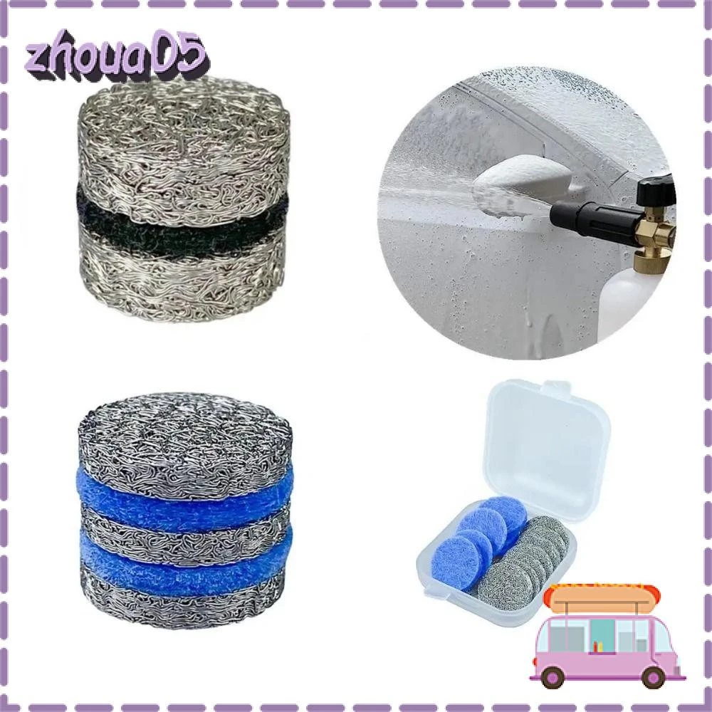 ZHOUA 1 ชิ้นตาข่ายหัวฉีด,หิมะโฟม Lance ชิ้นส่วน Multi-layer Orifice หัวฉีดเคล็ดลับ, Richer Lather 3000 PSI สําหรับแรงดันสูงเครื่องซักผ้าโฟม Maker กรอง