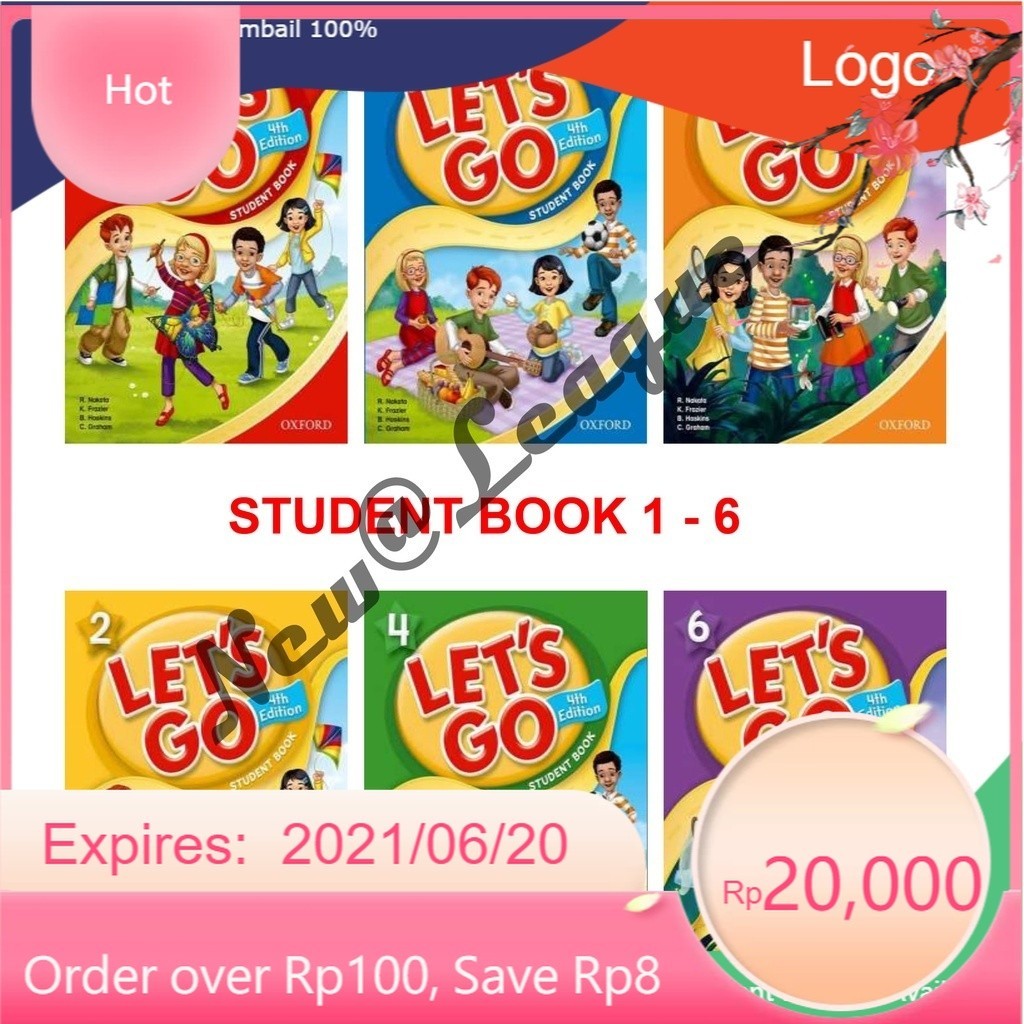 Oxf Let’s Go Student Book 4th Edition 1 2 3 4 5 / Warna