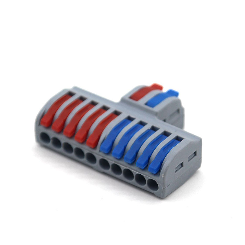 ขั้วต่อสายไฟ Mini Fast Universal สายไฟ Conector หลอดไฟ LED Push In Terminal Block 222 SPL-62 SPL-42 
