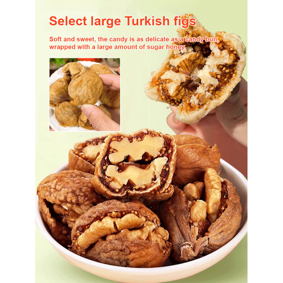 Fig Clip Walnuts ของว่างที่ดุร้าย