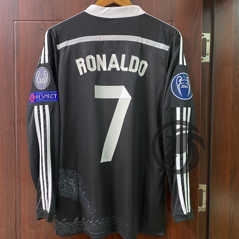 warrix official store warrix เสื้อวินเทจ1415เรอัลมาดริดเยือนมังกรดำรุ่นโรนัลโด้ RONALDO เบลล์ชุดฟุตบ