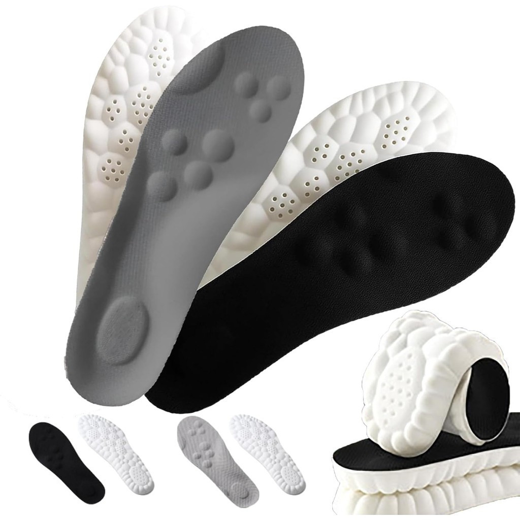 Footstr – Insolex, 2 คู่ Footstr Insoles Kids Youth, Cushioning for Growing Feet, Shock-Absorbing He