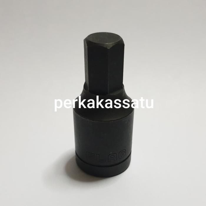 MATA SOCKET WRENCH L 1/2" X 12MM FLAG JAPAN 12 MM IMPACT HEX BIT SOCKET