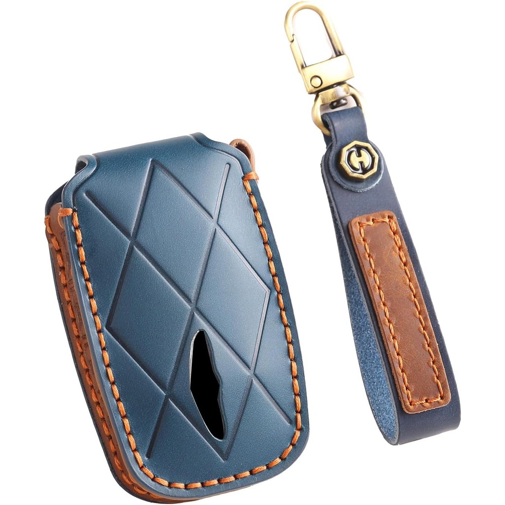 หนัง Fob ฝาครอบ Fit สําหรับ Genesis GV60 GV80 G70 G90 2025 2024 2023 Remote Key Fob กรณี Protector