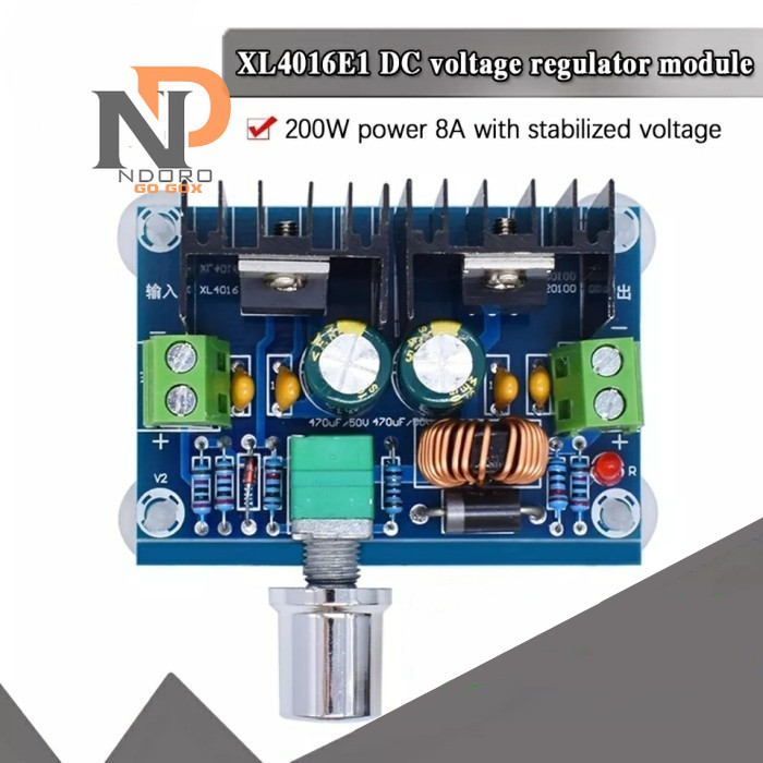 XH-M401 DC Step Down 8A 200W Buck Converter XL4016 PWM XL-4016