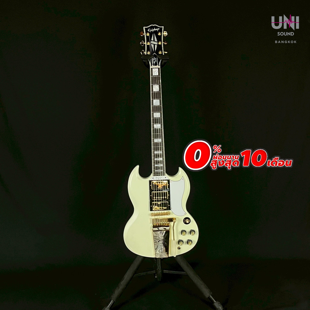 กีต้าร์ไฟฟ้า Epiphone 1963 Les Paul SG Custom with Maestro Vibrola