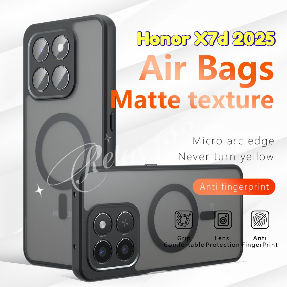 สําหรับ Honor X7d 5G 2025 Magnetic Wireless Charging Case สําหรับ Honor X7d HONOR X 7d x7d X7 a BC 4