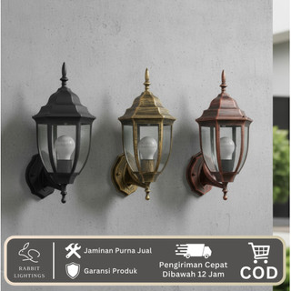 RABBIT Lampu Dinding Outdoor dan Pillar Model Minimalis Klasik Waterproof 5018