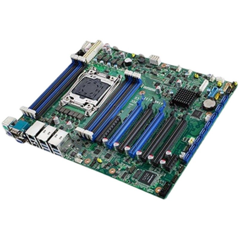 Yanhua ASMB-813-00A1E Single Channel VGA C612 ชิป DDR4 OEM เมนบอร์ดเซิร์ฟเวอร์เกรดอุตสาหกรรม