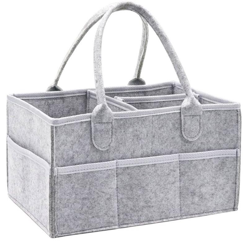 Mothers Baby Nappy Caddy Multi-Purpose Nursery Storage Caddy Organiser, Easy to carry and perfect fo