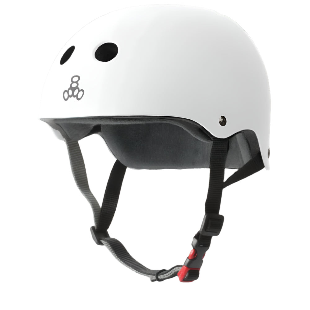 Triple 8 The Certified Sweatsaver Helmet White Matte