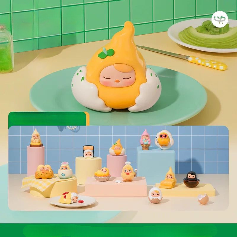 PUCKY EGG BEANIE Series ตุ๊กตาทํามือ เครื่องประดับ ของขวัญ ของเล่น
