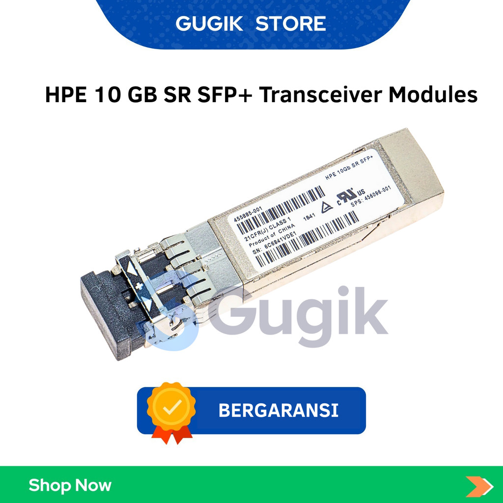 โมดูลรับส่งสัญญาณ HPE 10 GB SR SFP+