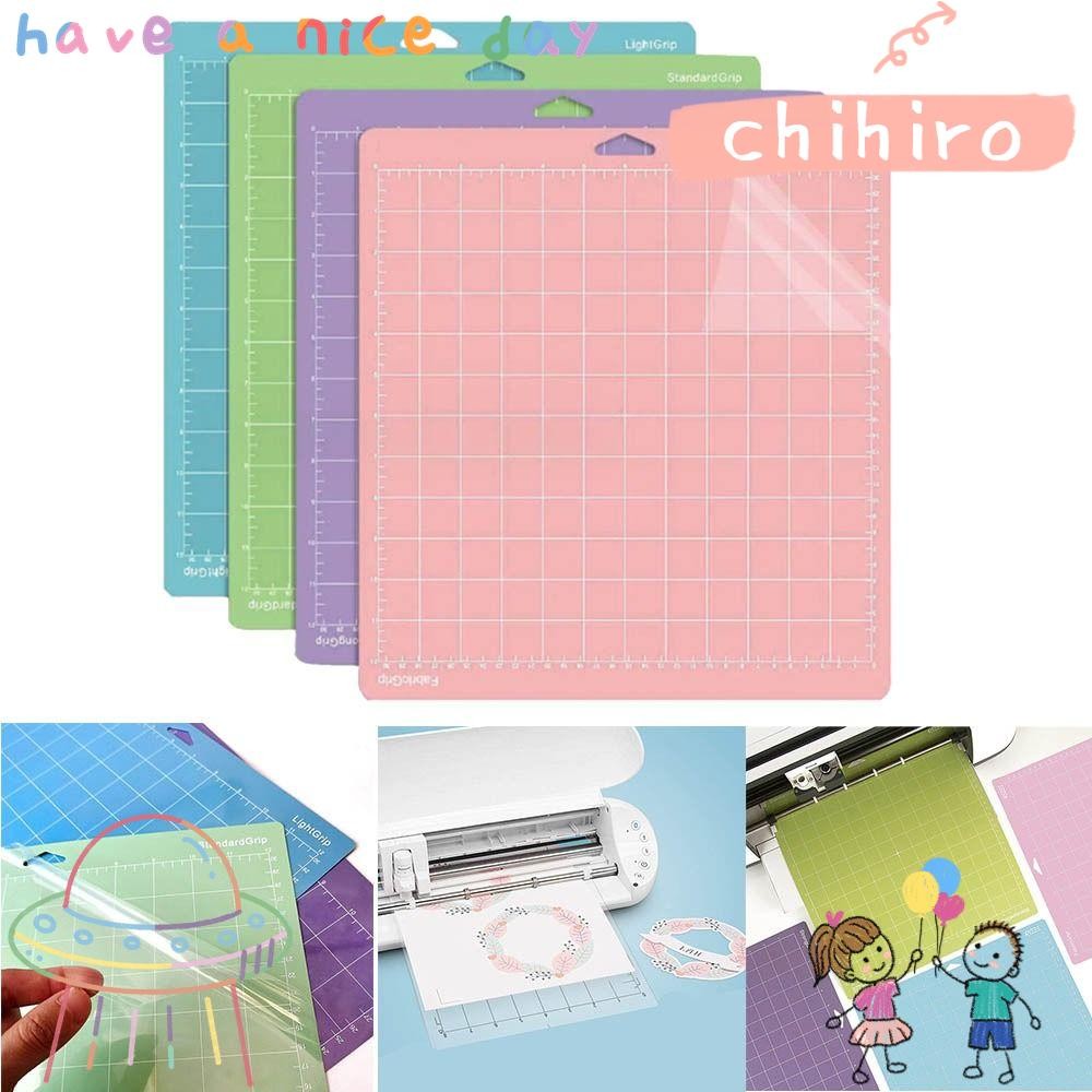 แผ่นรองตัด CHIHIRO แผ่นรองตัดการ์ดแบบหนากาว PVC แบบพกพา Strong Grip Cameo Silhouette Lettering|แผ่นร