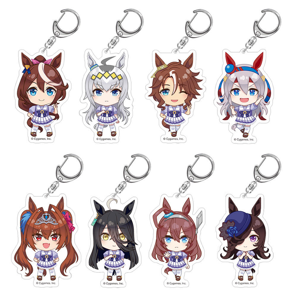 Uma Musume Pretty Derby Special Week Silence Suzuka Tokai Teio Gold Ship Oguri Cap Chibi อะนิเมะอะคร