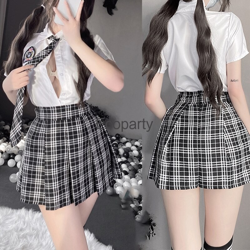 ชุดเครื่องแบบโรงเรียนญี่ปุ่นJKสไตล์ Kawaii สำหรับหญิง sexy และerotica outfits